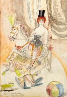 Otto Dix - Zirkusszene