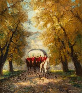 Otto Eduard Pippel - „Ausritt zur Jagd“