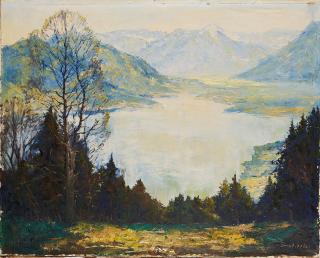 Otto Eduard Pippel - Der Tegernsee.