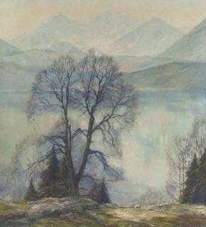 Otto Eduard Pippel - Landscape with Mountains beyond