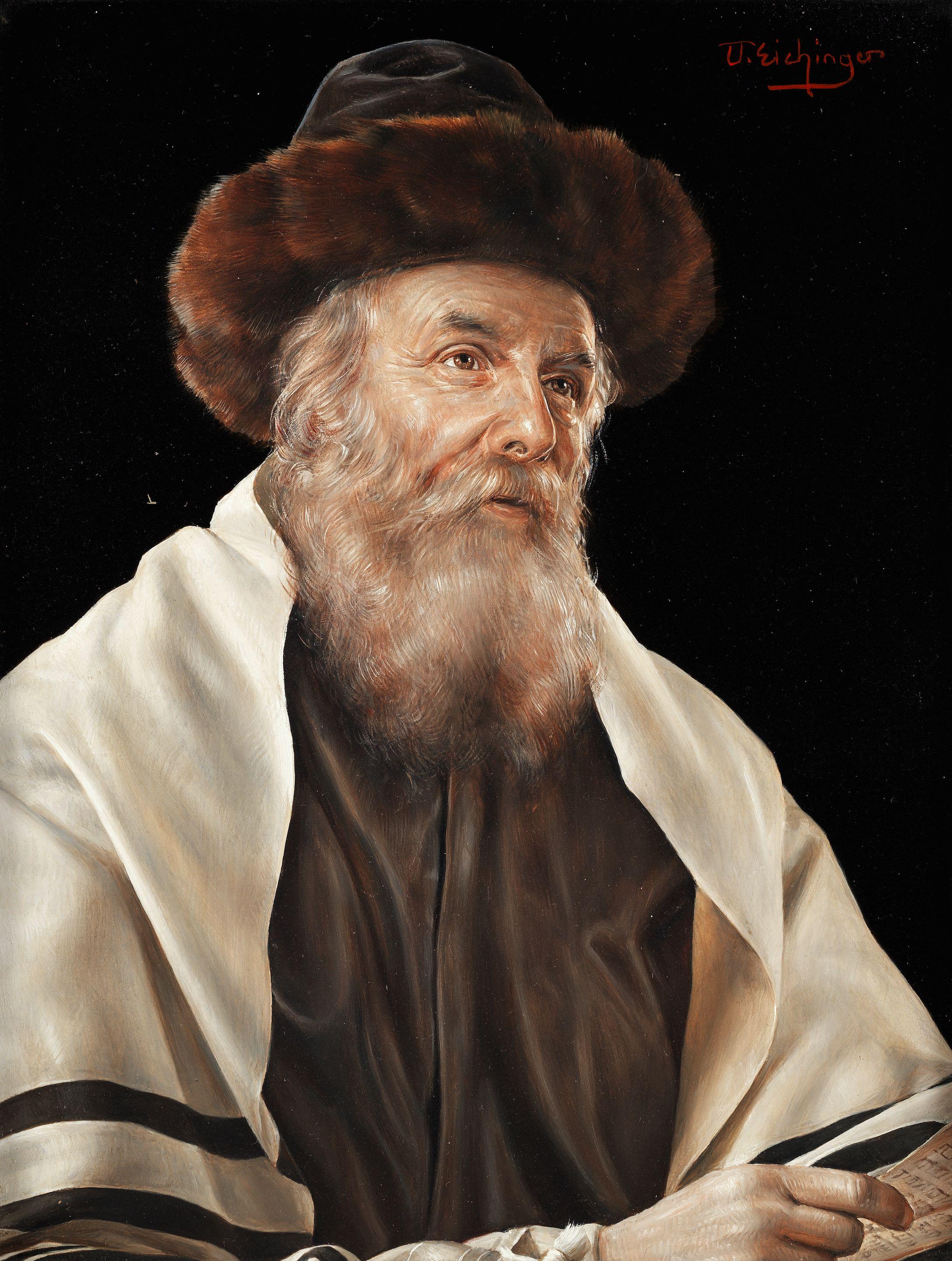 Otto Eichinger - The scholar; The rabbi, a pair
