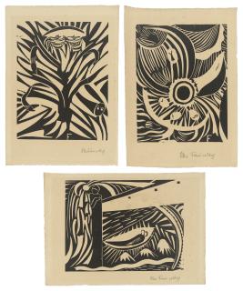 Otto Freundlich - A Collection of five Woodcuts