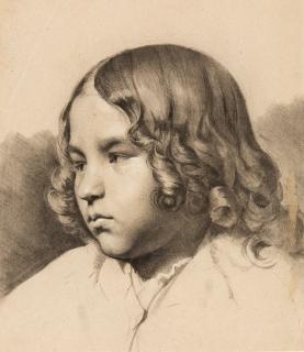 Otto Friedrich Gebler - 2 Bll.: Knabenporträt – Damenporträt.