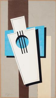 Otto G Carlsund - Composition with musical instrument