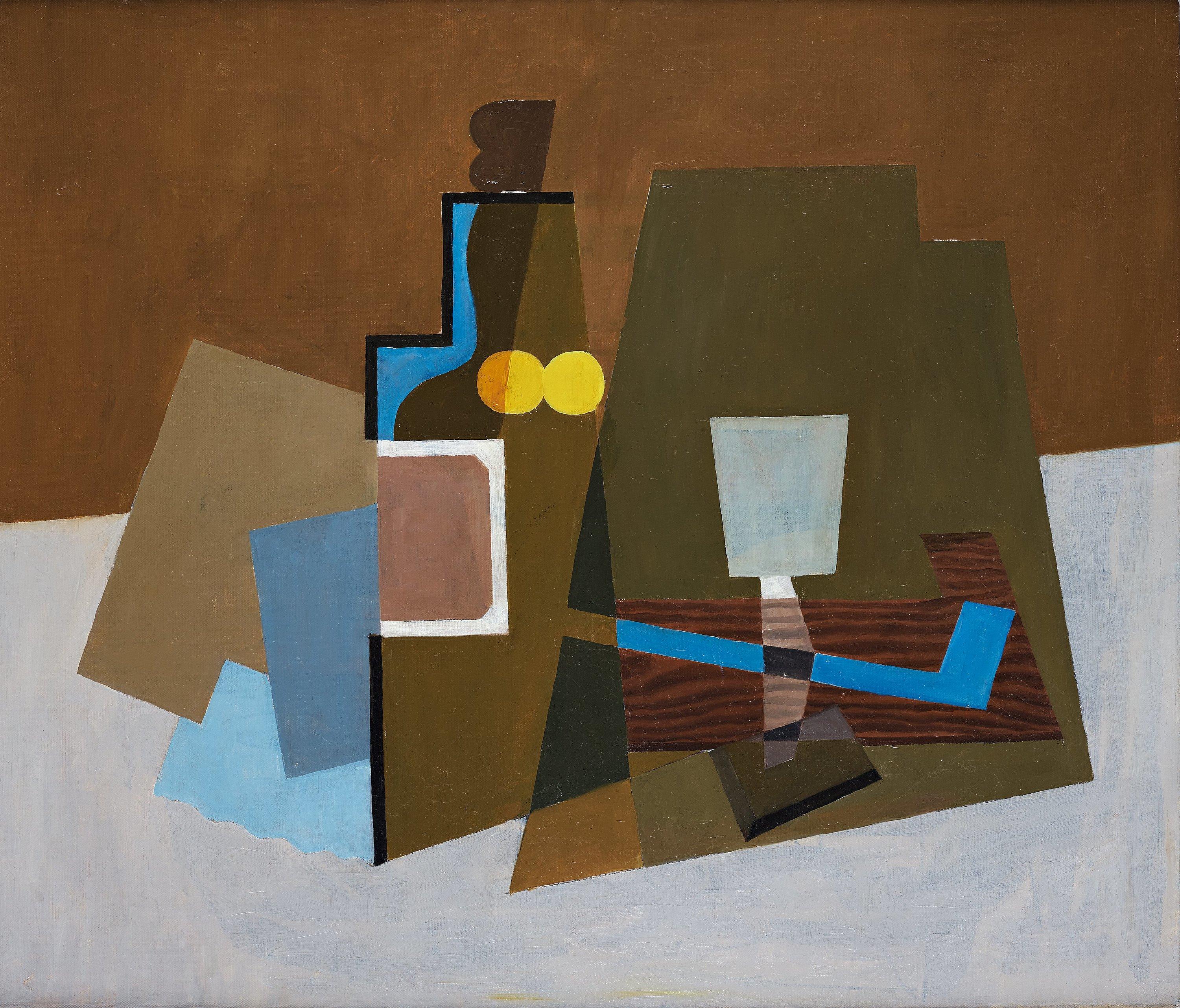 Otto G Carlsund - Sketch for a mural painting for a dining room