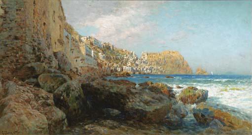 Otto Geleng - On the Amalfi coast
