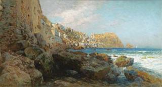 Otto Geleng - On the Amalfi coast