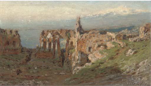 Otto Geleng - Taormina, Etna