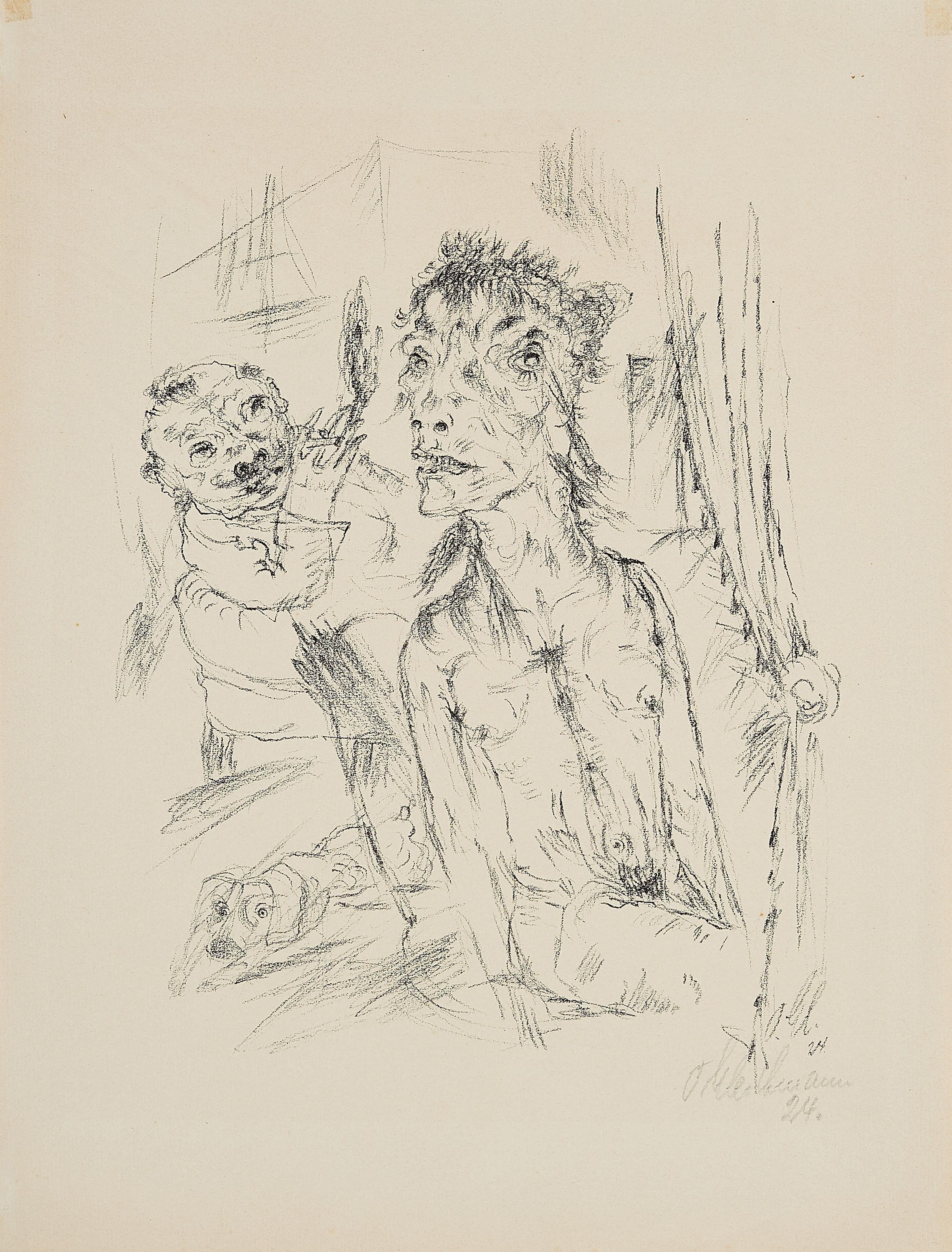 Otto Gleichmann - Bordellszene.