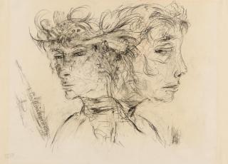 Otto Gleichmann - Weiblicher Januskopf.