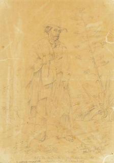 Otto Grashof - Bildnis des Julio de Mendeville im Kostüm eines Gauchos