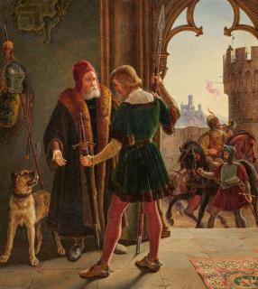 Otto Grashof - Die Übergabe des Schwertes.