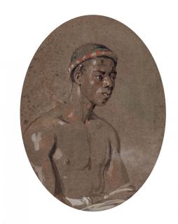 Otto Grashof - Porträt eines Farbigen