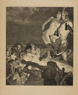 Otto Greiner - Der Teufel zeigt das Weib dem Volke.