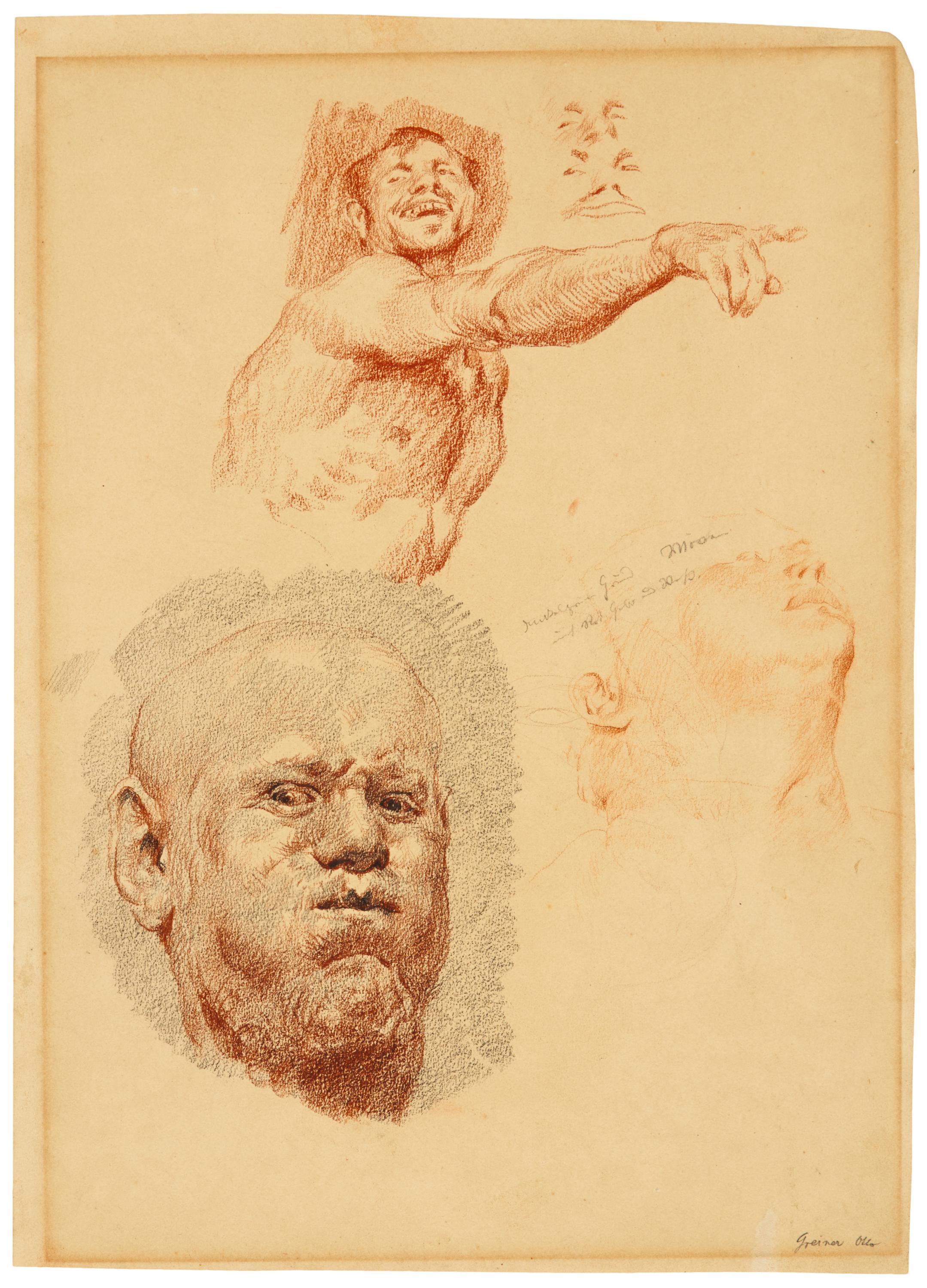 Otto Greiner - Studienblatt.