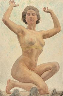 Otto Greiner - Venus (Studie zum „Triumph der Venus“).