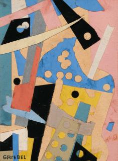 Otto Griebel - Abstrakte Komposition