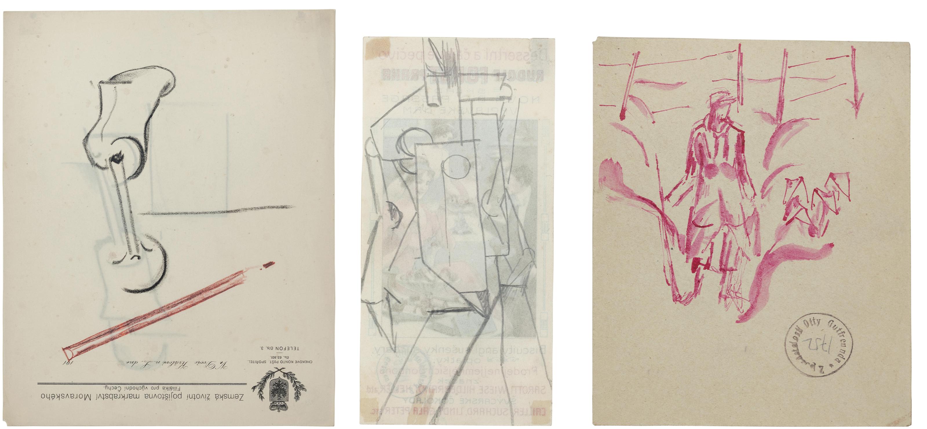 Otto Gutfreund - Cubist Compositions