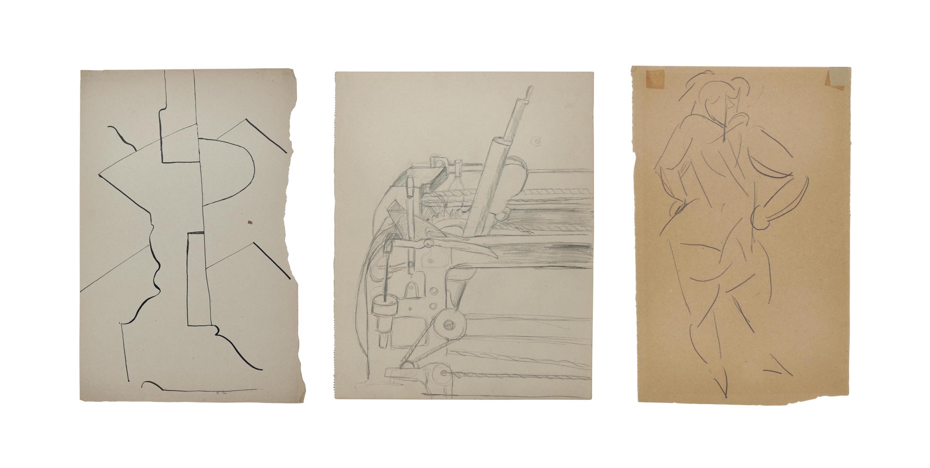 Otto Gutfreund - Cubist Compositions