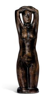 Otto Gutfreund - ?Enský Akt S Rukama Nad Hlavou (Female Nude With Hands Over Head)