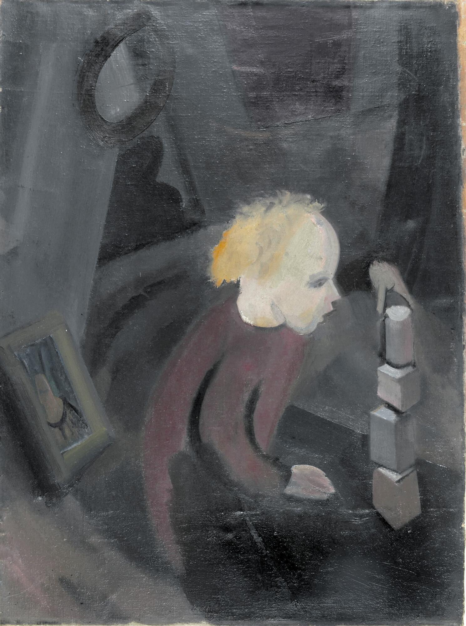 Otto Herbig - „Der spielende Knabe im Raum“ (Der Turm).