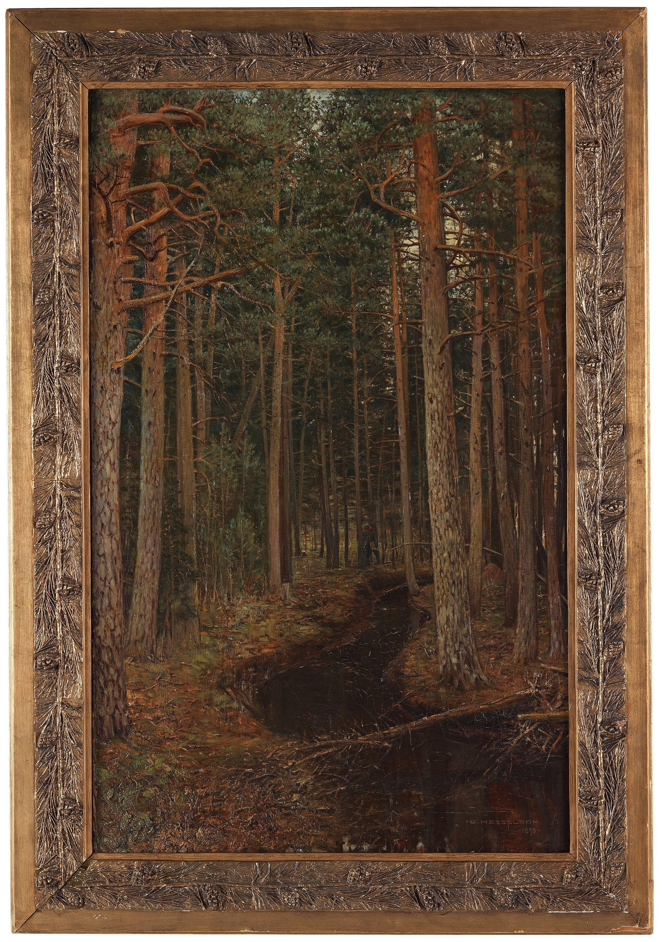 Otto Hesselbom - A forest creek