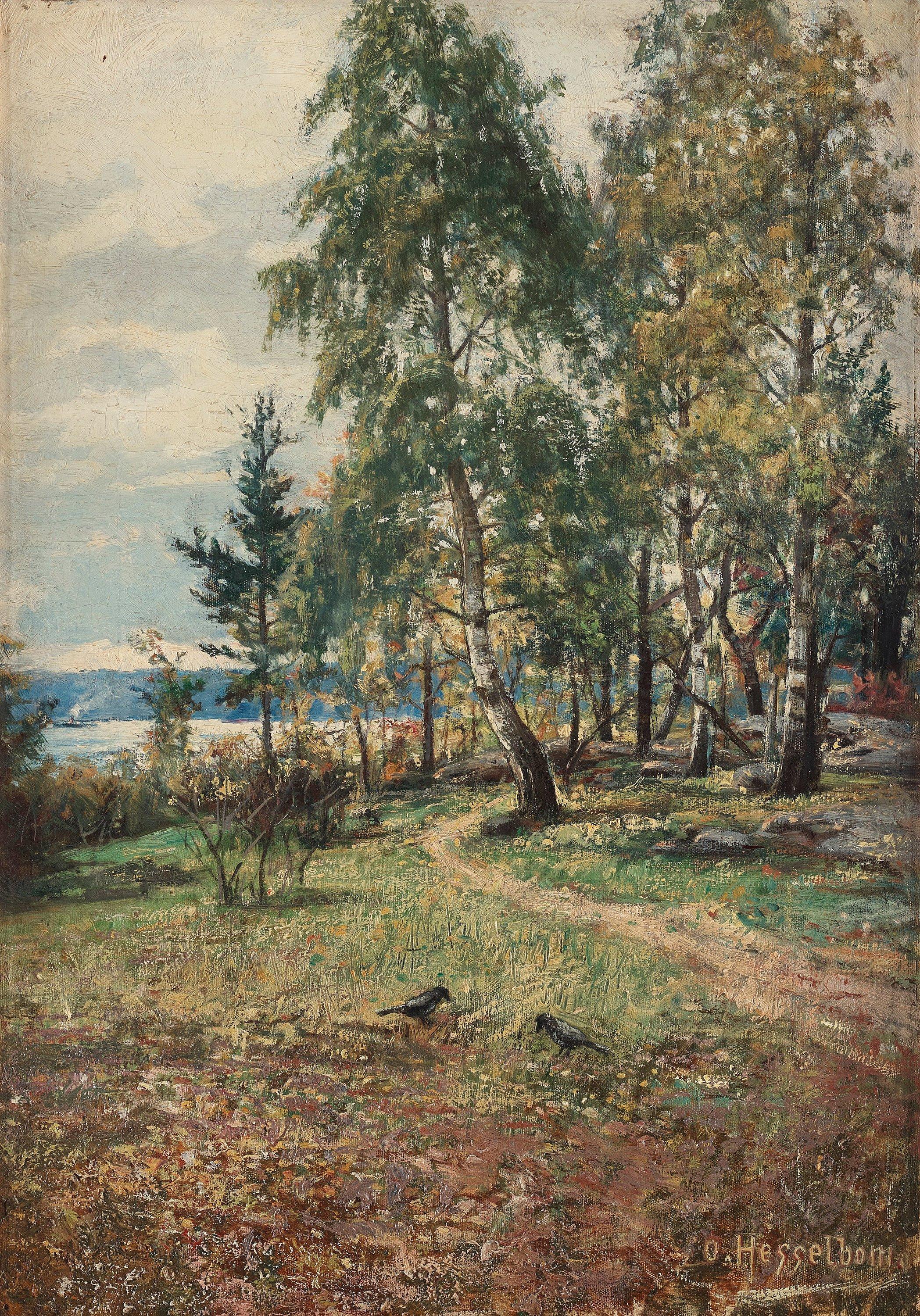 Otto Hesselbom - Summer landscape