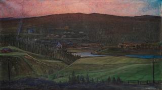 Otto Hesselbom - View over Koppom, Värmland