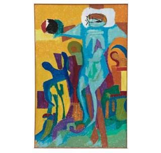 Otto Karl Knaths - Apogee 70 x 45 in. (177.8 x 114.3 cm) framed 70 1/2 x 45 1/4 x 1 1/4 in.