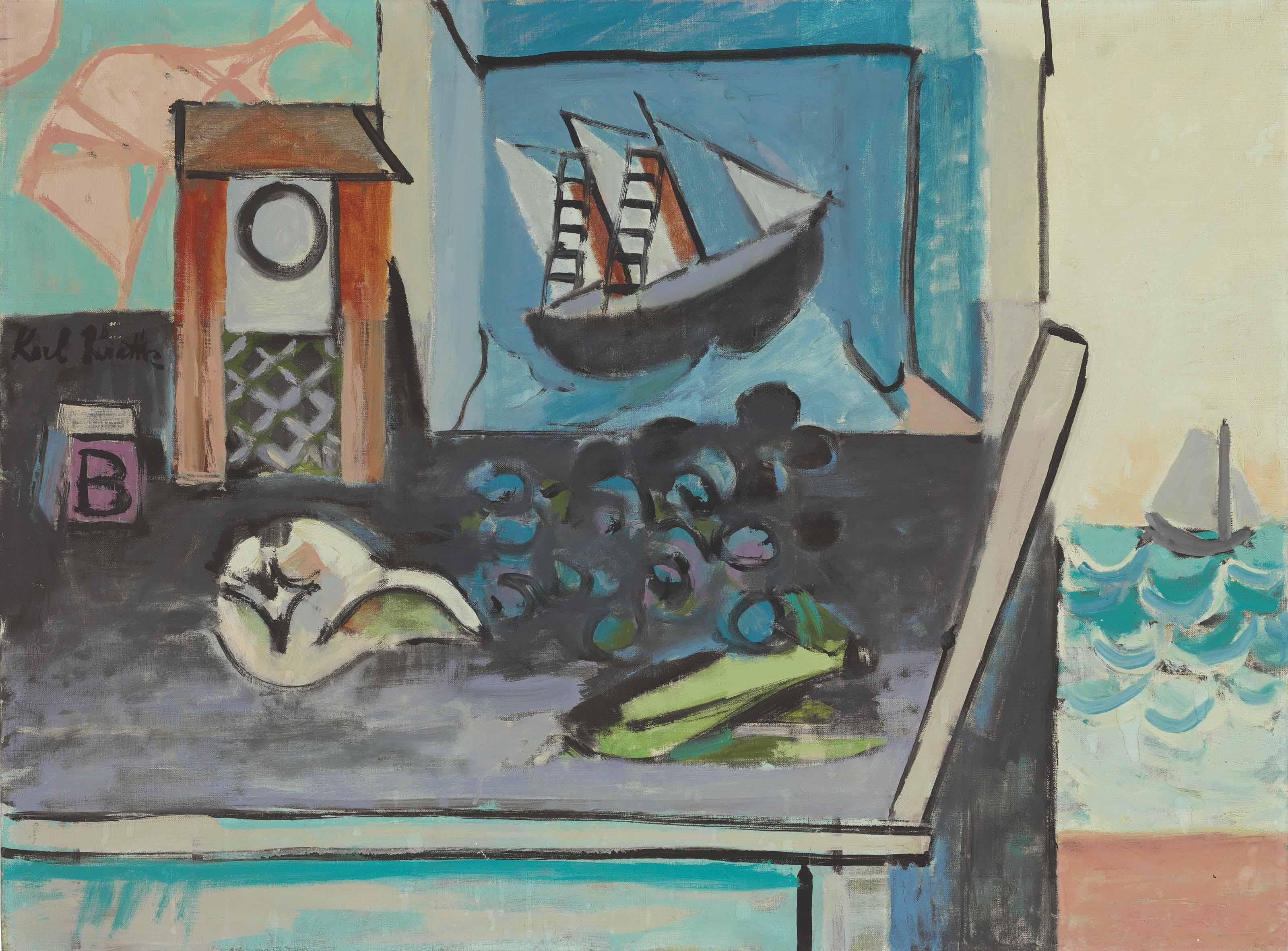 Otto Karl Knaths - Ships and Shell