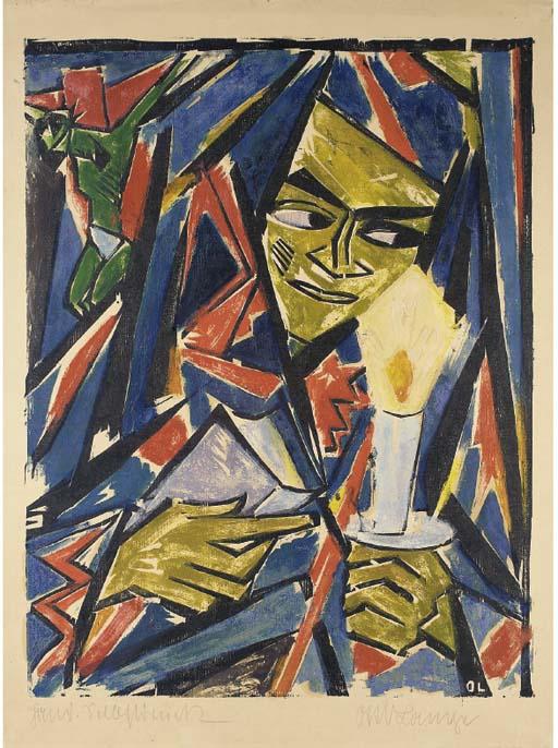 Otto Lange - Mann Mit Fackel