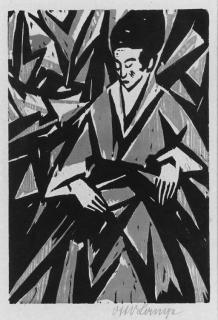 Otto Lange - Woman in Green