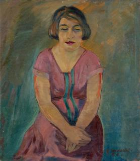 Otto Mäkilä - Damporträtt