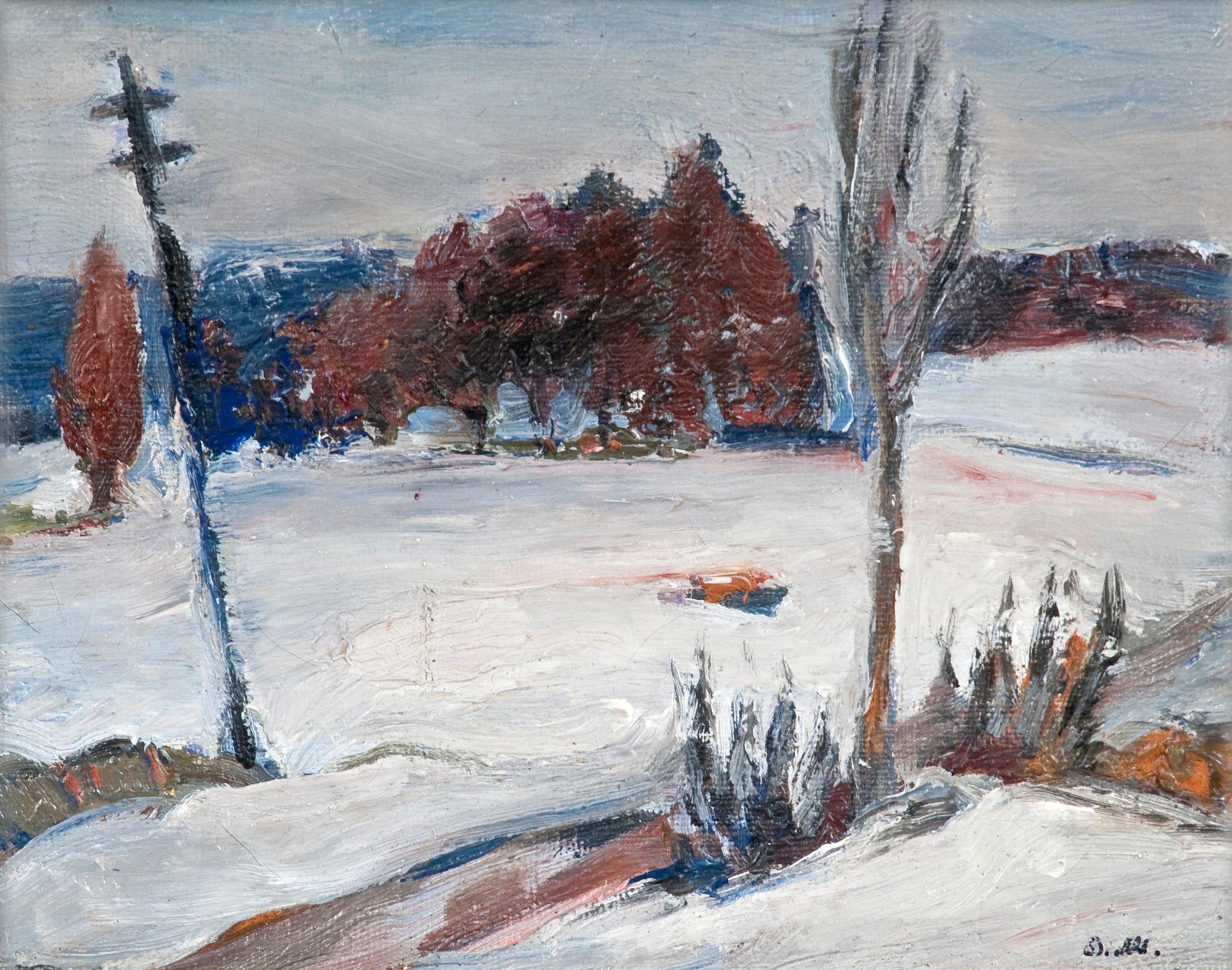 Otto Mäkilä - Winter Landscape.