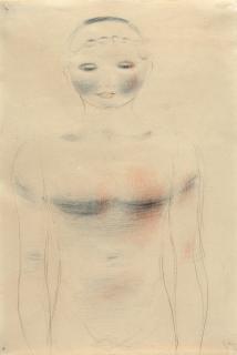 Otto Meyer-Amden - Frontale Halbfigur