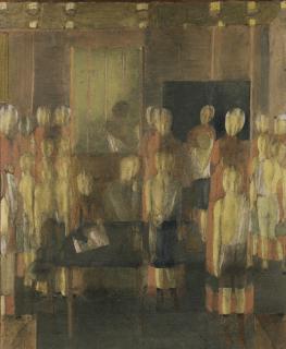 Otto Meyer-Amden - Impfung, Komposition Iii