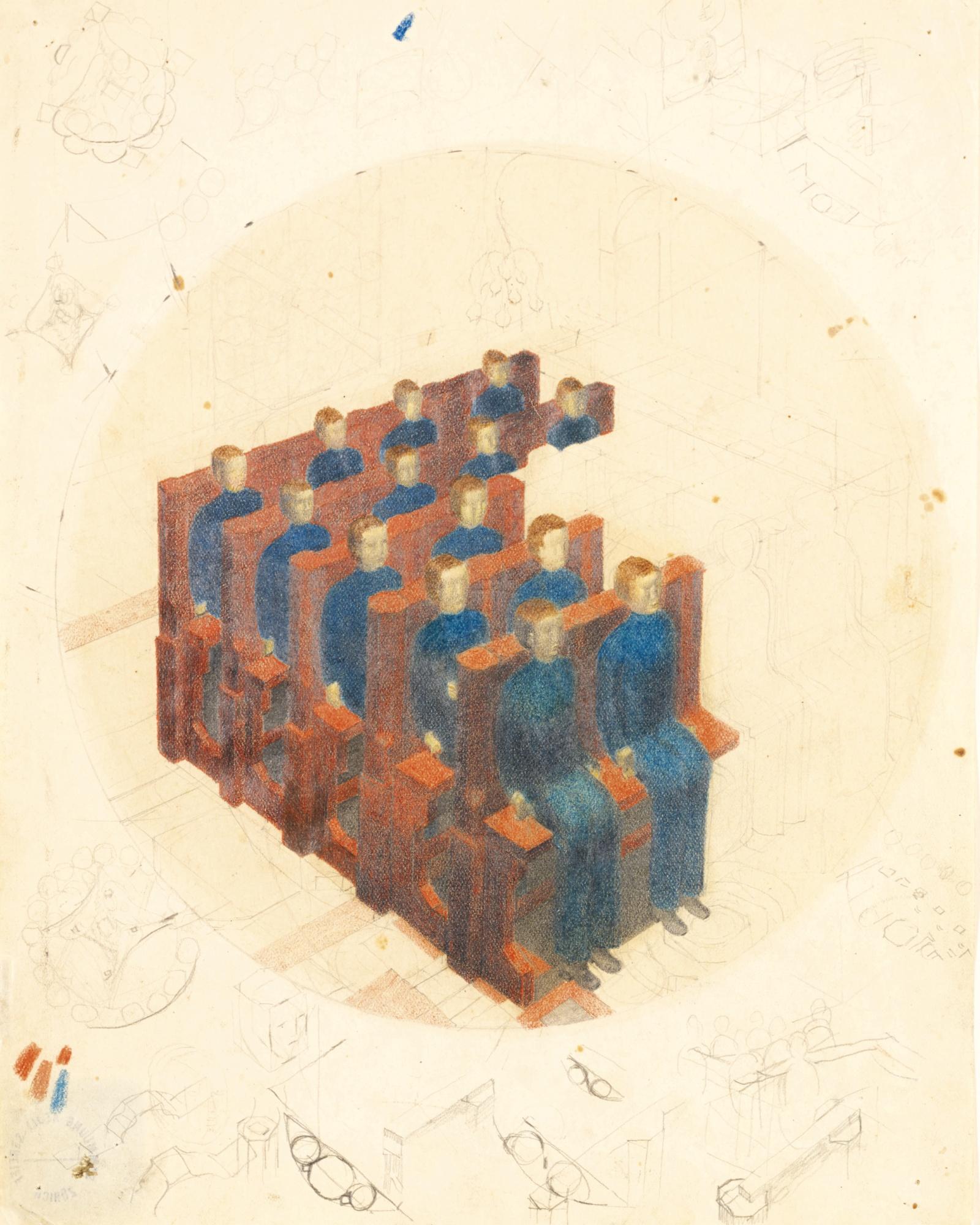 Otto Meyer-Amden - Knaben In Der Kirche