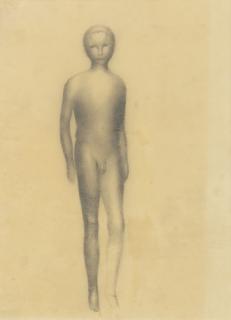 Otto Meyer-Amden - Stehender Akt