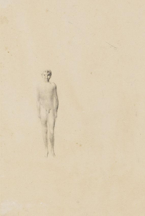 Otto Meyer-Amden - Stehender Knabenakt