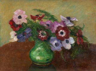 Otto Modersohn - Anemonen.