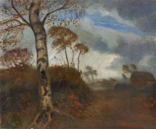Otto Modersohn - Regenstimmung im Moor