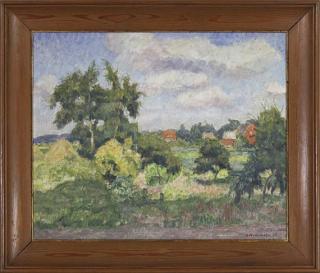 Otto Modersohn - Sommertag in den Feldern bei Fischerhude
