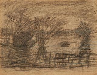 Otto Modersohn - Überschwemmte Wiesen bei Fischerhude.