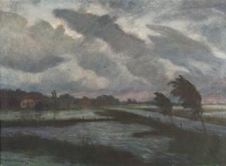 Otto Modersohn - Überschwemmung.