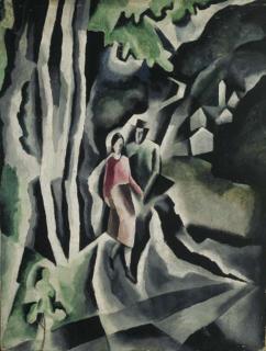 Otto Morach - Der Spaziergang, 1916