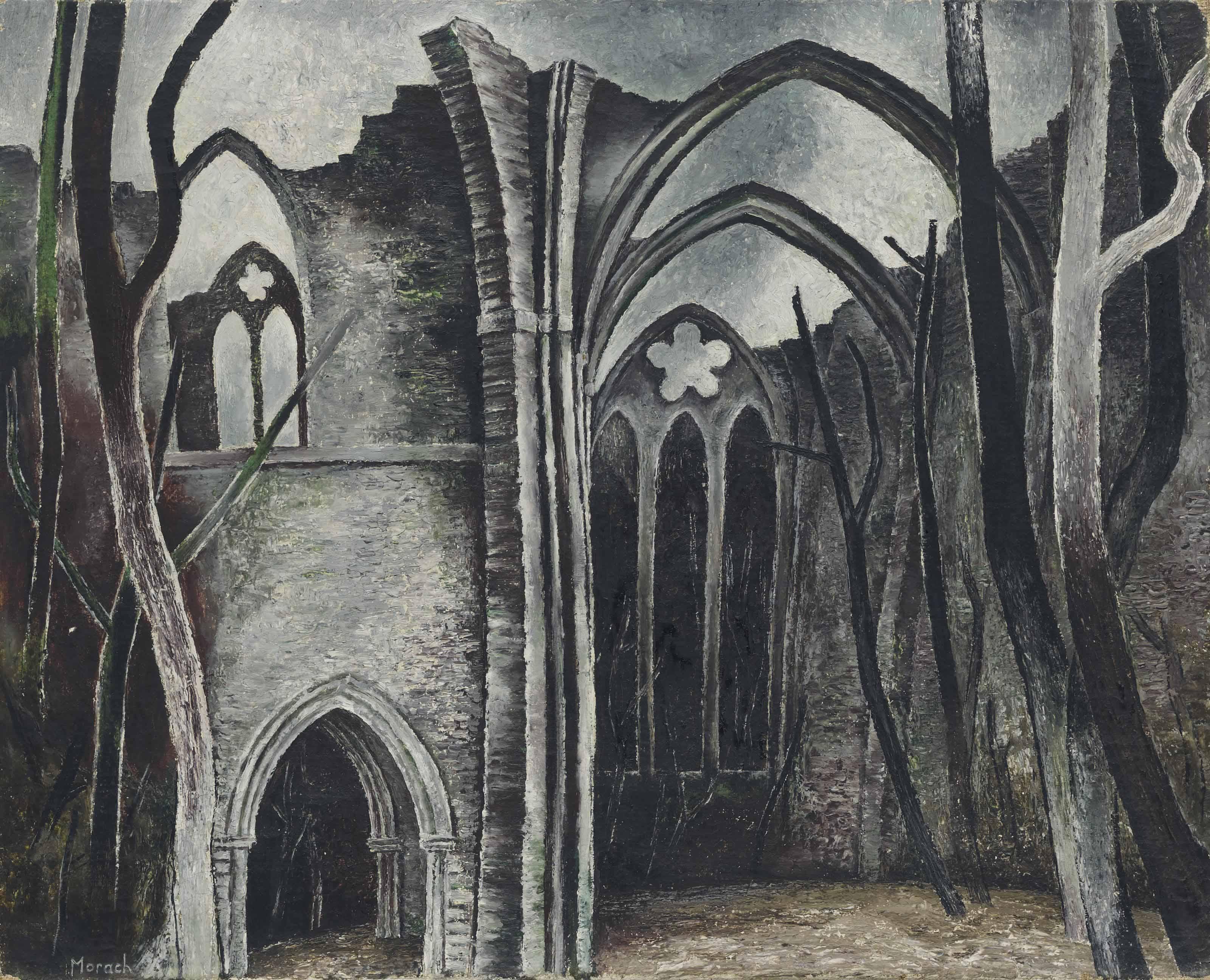 Otto Morach - Klosterruine (auch: Die Ruine), um 1930