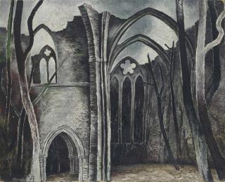 Otto Morach - Klosterruine (auch: Die Ruine), um 1930