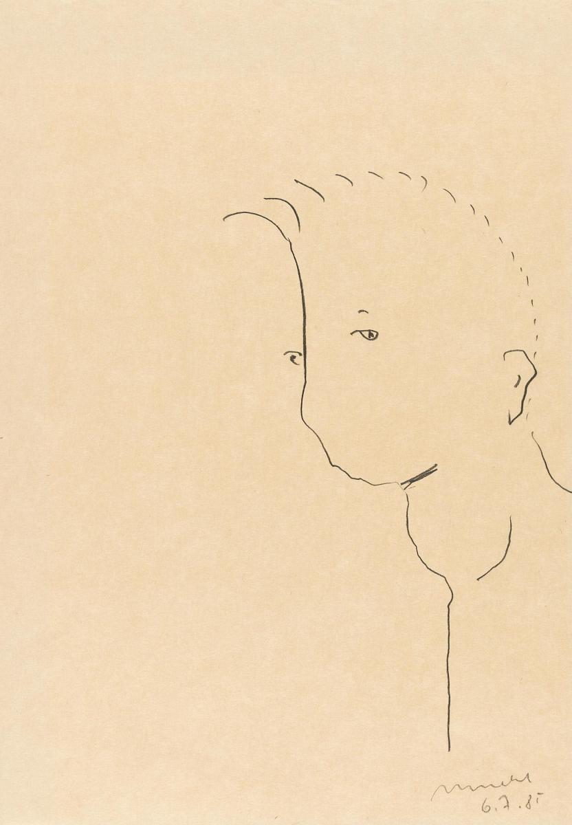 Otto Muehl - Kopf (6.7.85)