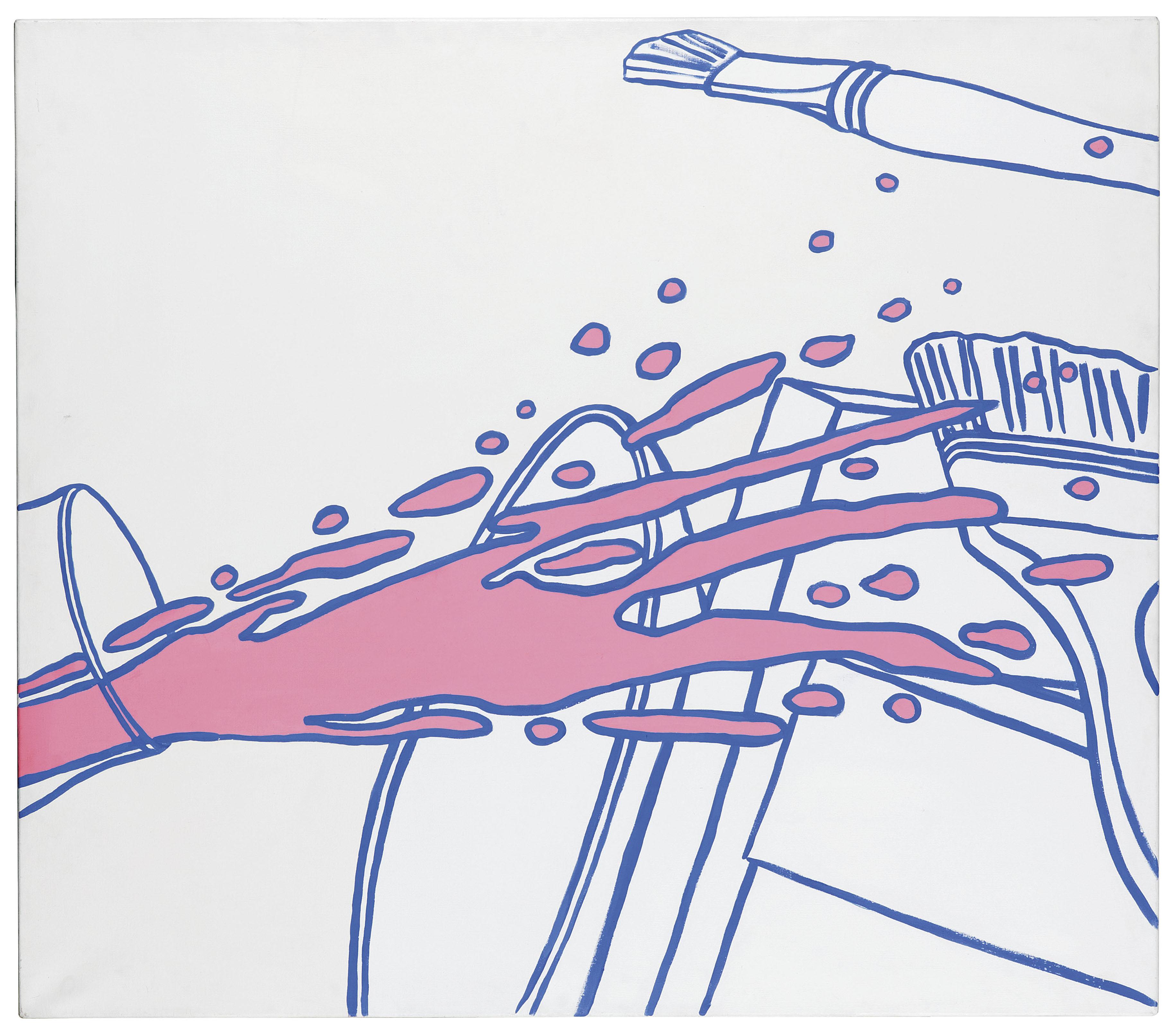 Otto Muehl - Untitled (Meine Geduld mit Bodil ist zu Ende) (My Patience with Bodil is Over)