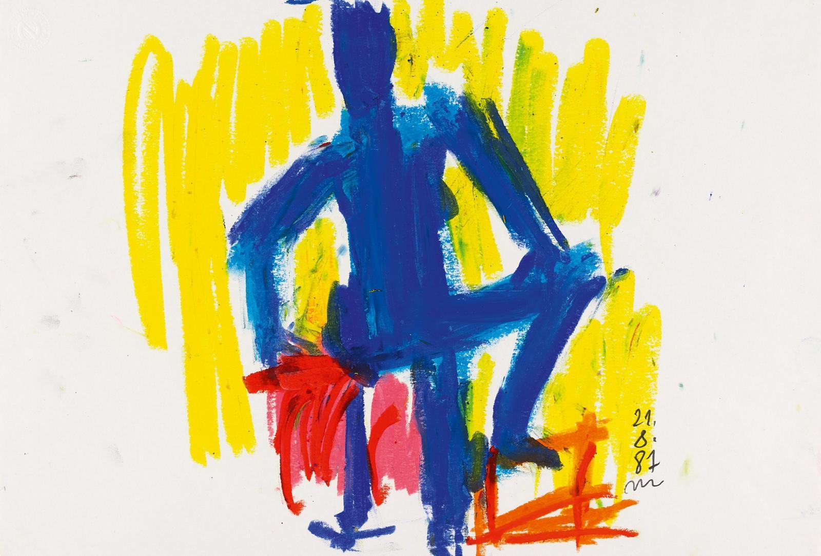 Otto Muehl - Weiblicher Akt (21.8.87)